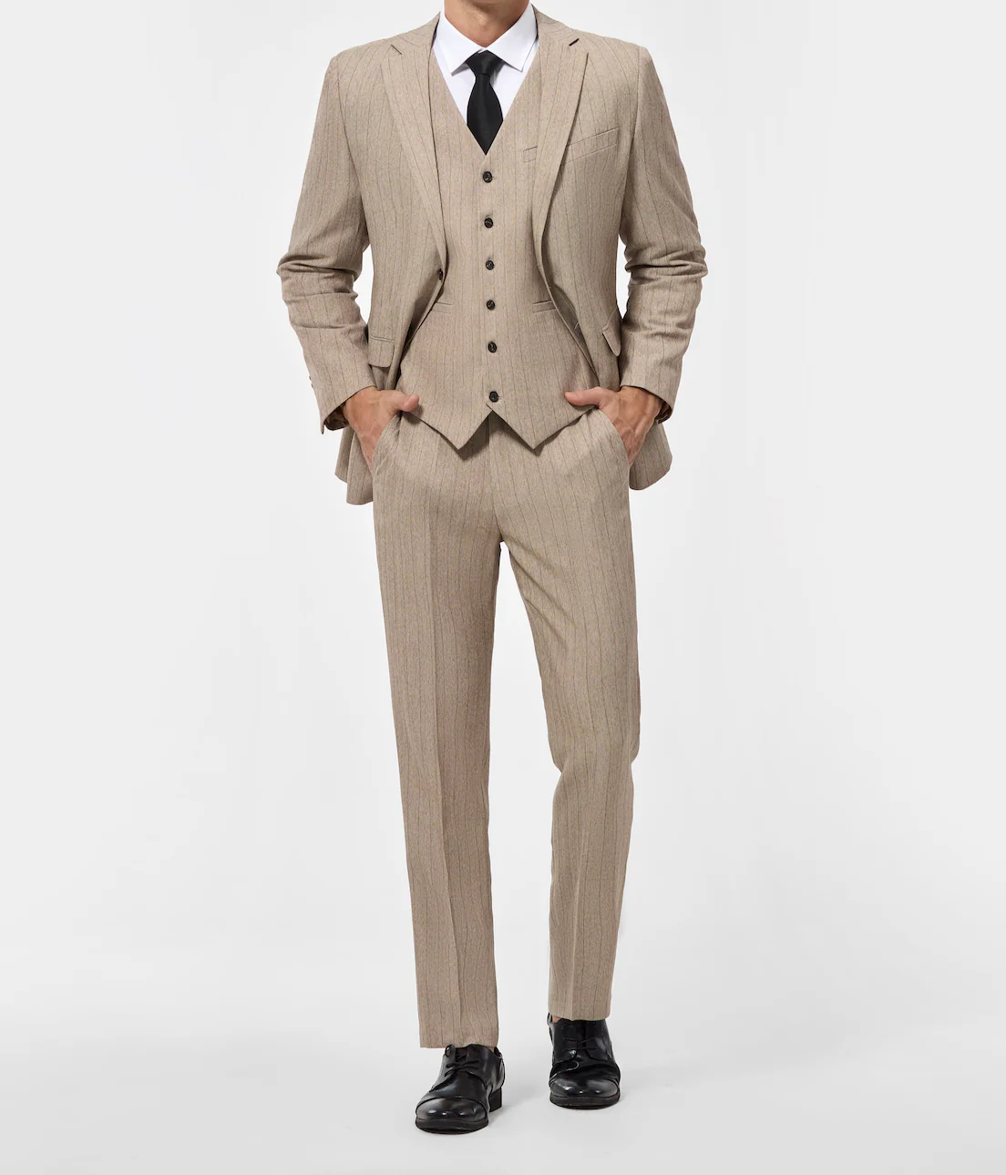 Three-pieces suit - Tommy Beige - Image 6