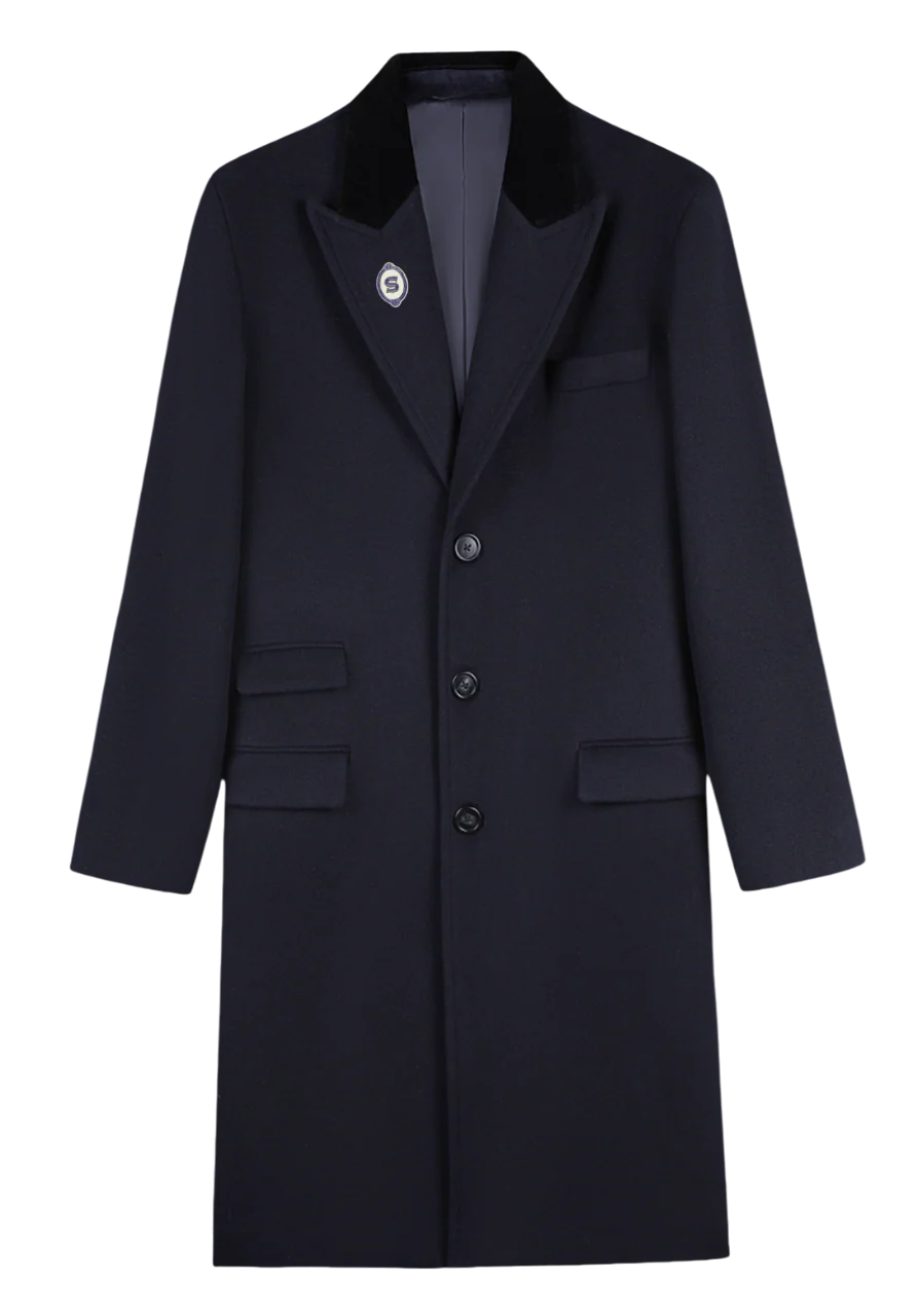 Tommy Shelby Signature Coat - Dark Blue - Image 5
